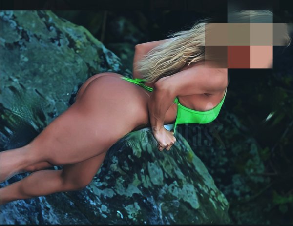 Charming and healed blonde
