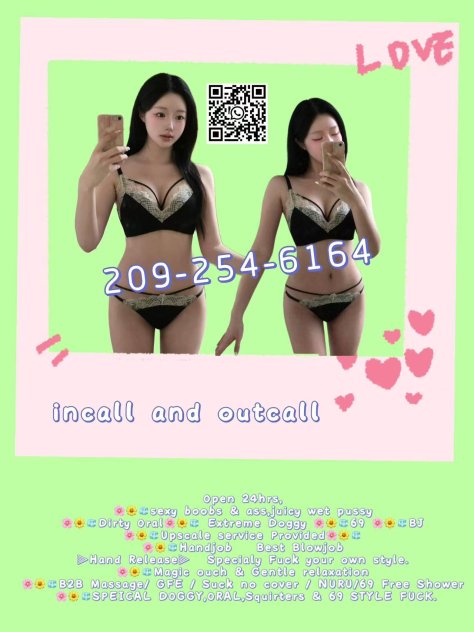 ☎️209-254-6164🔥🔥Grand Opening🔥🔥🅷🅾🆃 chinese bitches here🟡🍃❤️Incall outcall24/7
