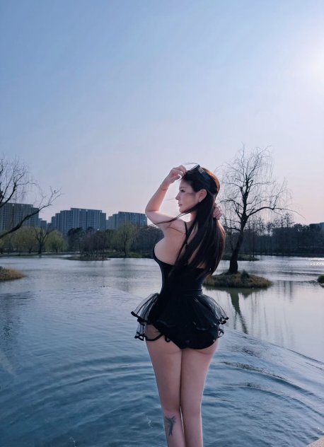 Oriental Japanese monstrous chick girl girl boobies
